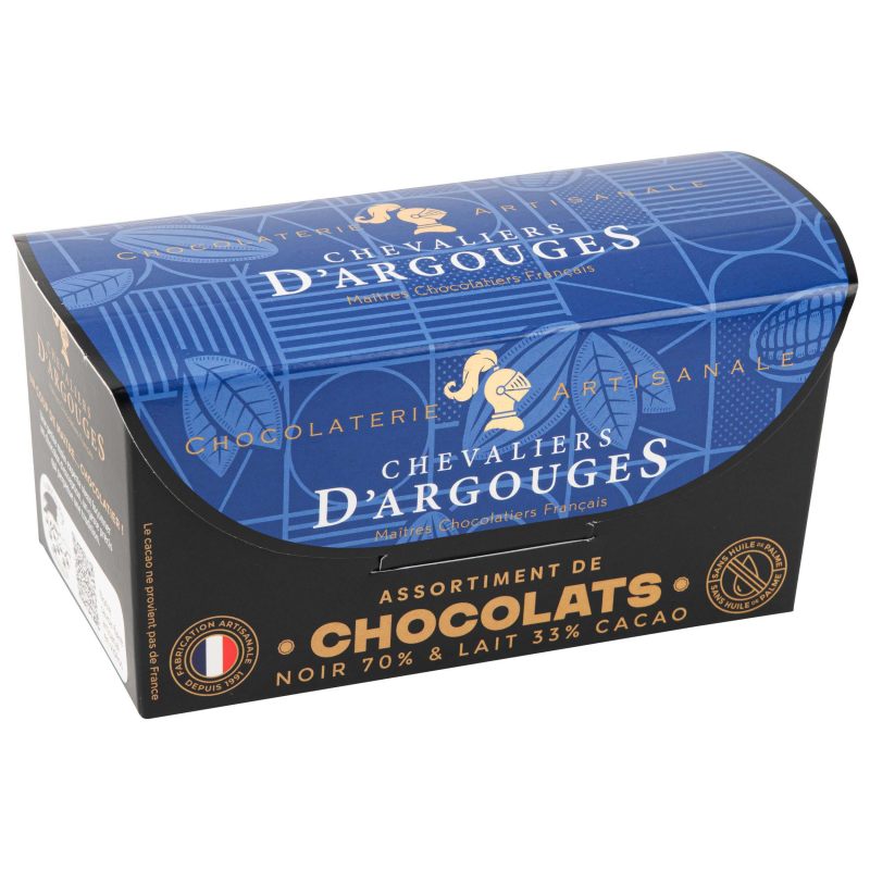 Tablette chocolat au lait réduite en sucre, Chevalier d'Argouges (85 g)