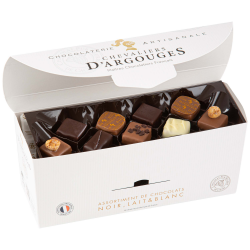 Assortiment de chocolats artisanaux noirs - Chevaliers d'Argouges